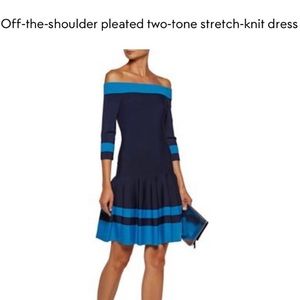 JONATHAN SIMKHAI off the shoulder dress, Navy, XS